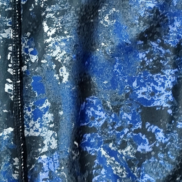 Eddie Bauer Womens High Rise Leggings Yoga Workout Pants Small Black Blue Gray - Picture 9 of 10